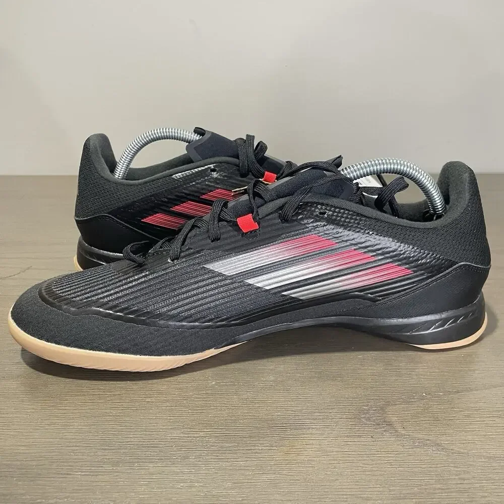 Adidas Mens Size 11 Shoes NEW F50 League Indoor Soccer IN Black Red IE1227